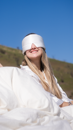 Antifaz King de seda mulberry - Mas Descanso Chile