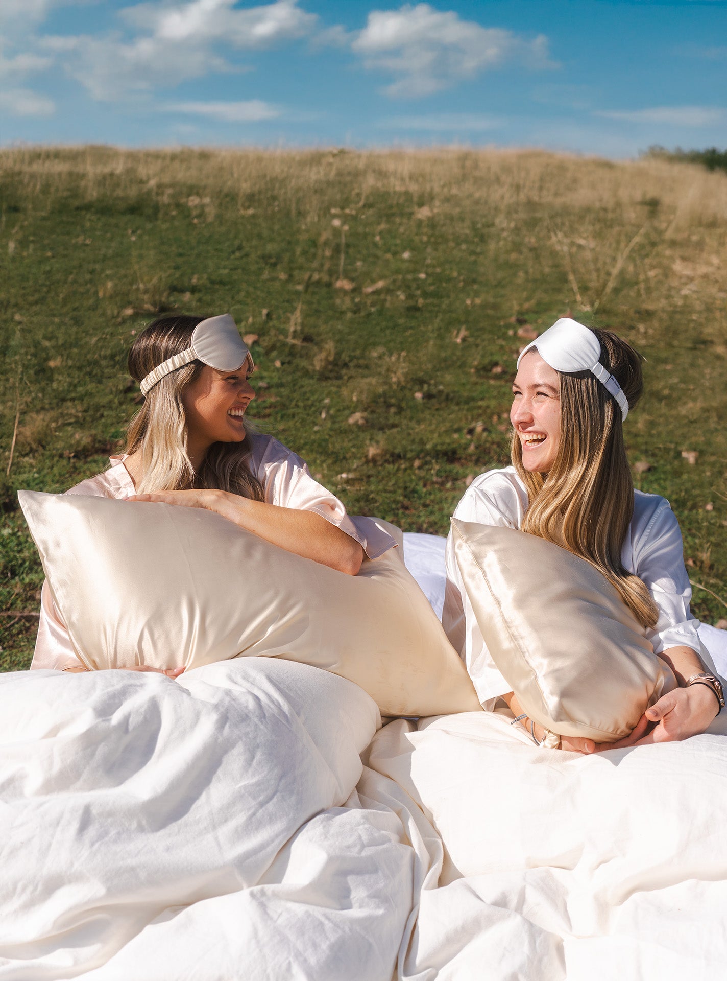 Funda Queen sin cierre de seda mulberry - Mas Descanso Chile