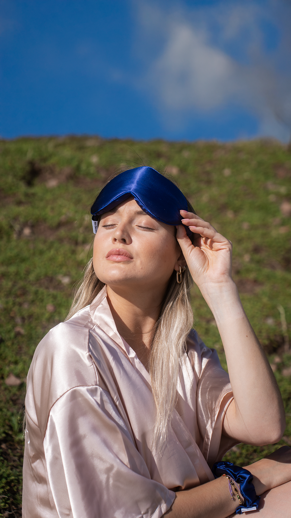 Antifaz Regular de seda mulberry - Mas Descanso Chile