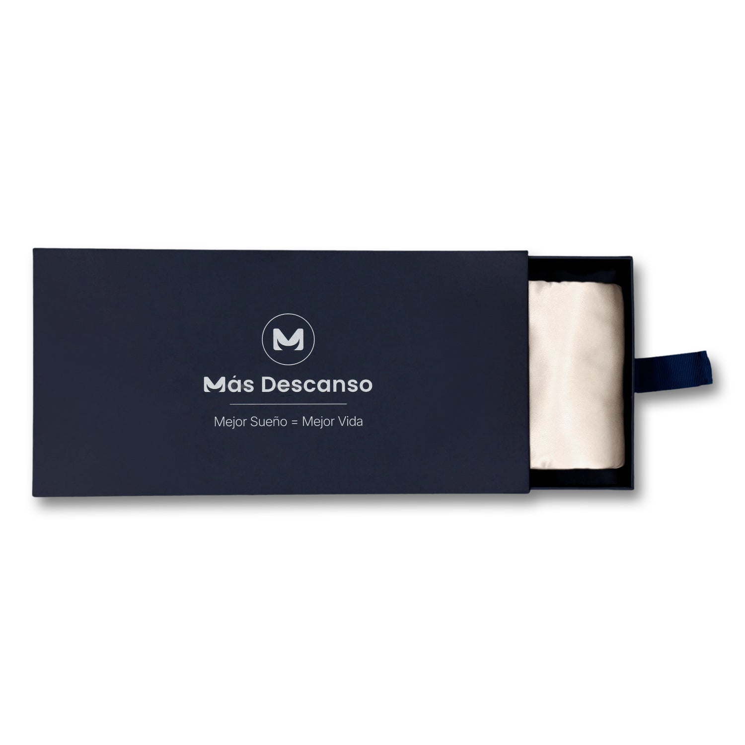 Caja Lujo Deslizable para Antifaz o Turbante* de seda mulberry - Mas Descanso Chile