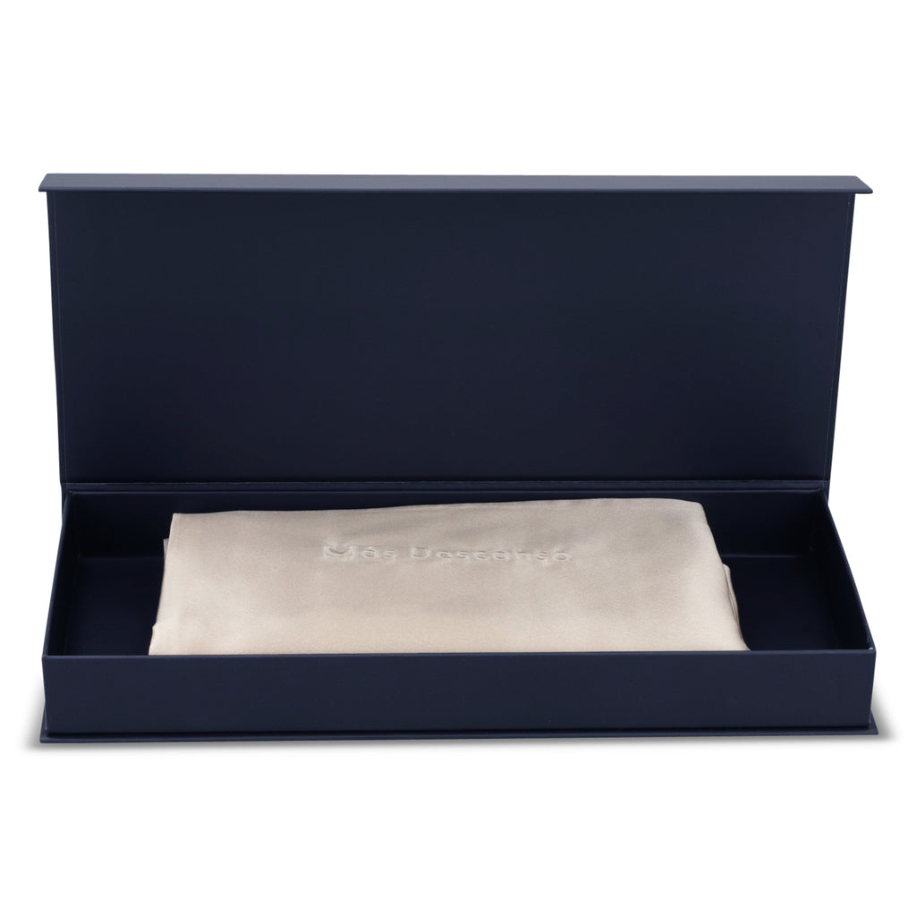 Funda de seda mulberry en set de regalo premium - Mas Descanso Chile
