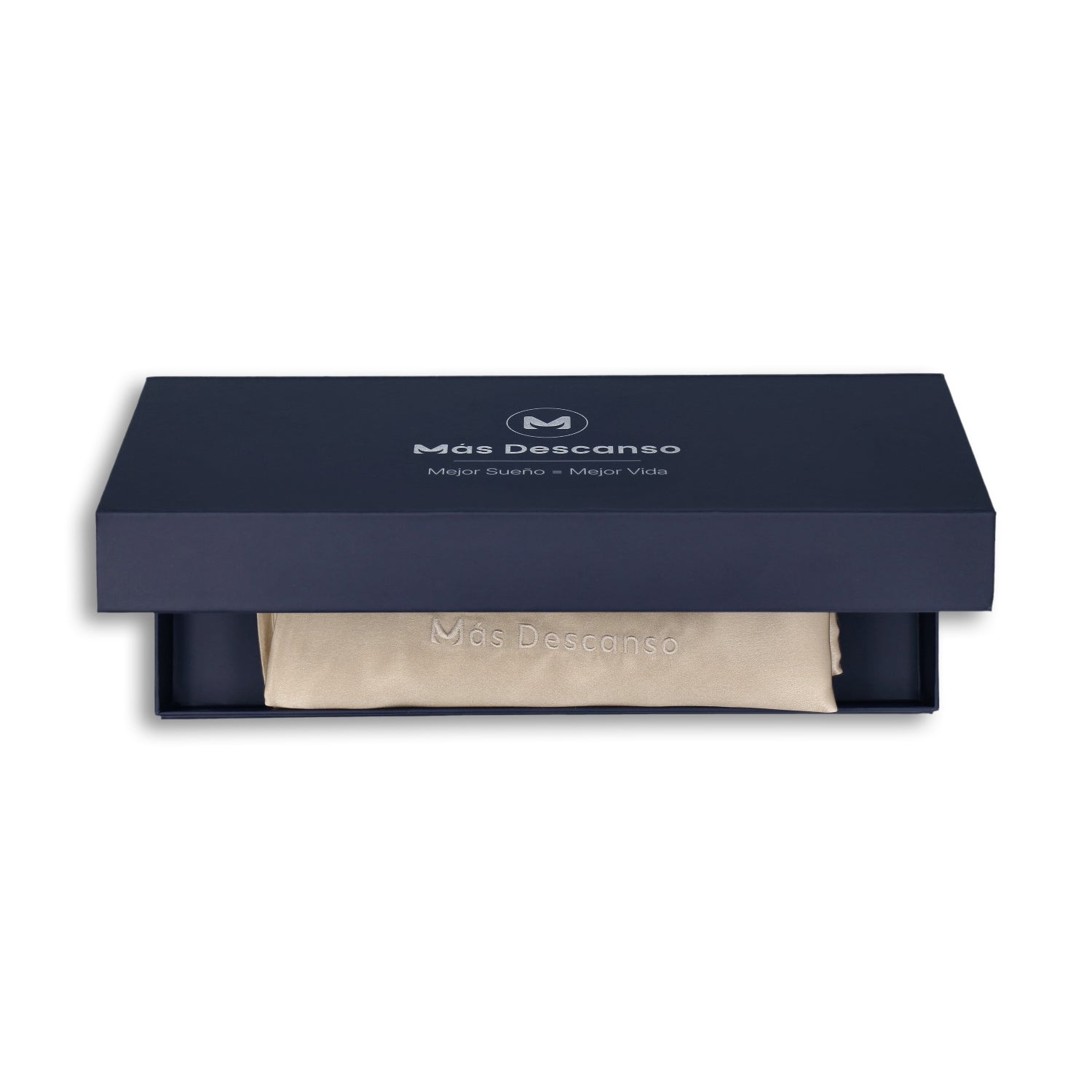 Set regalo funda seda mulberry con packaging de lujo - Mas Descanso