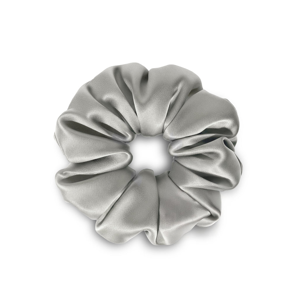 Scrunchie Grande (6 cm) de seda mulberry - Mas Descanso Chile