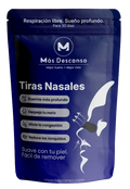Tiras nasales para dormir mejor y mejorar la respiracion nocturna - Mas Descanso Chile