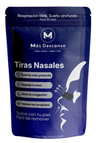 Tiras nasales para dormir mejor y mejorar la respiracion nocturna - Mas Descanso Chile
