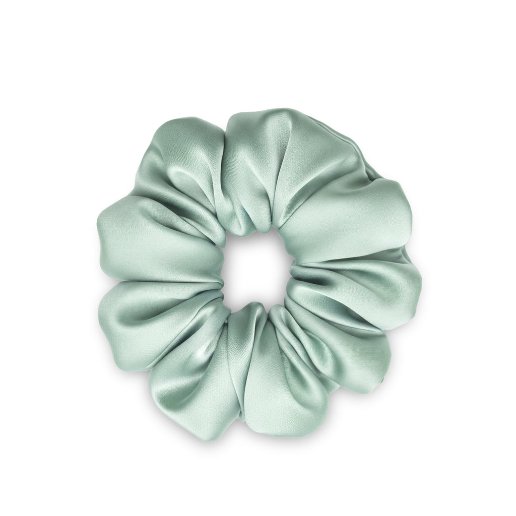 Scrunchie Grande (6 cm) de seda mulberry - Mas Descanso Chile