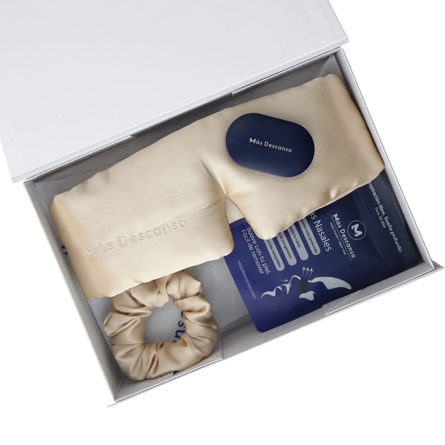 Opciones de pack personalizado de productos de seda mulberry - Mas Descanso