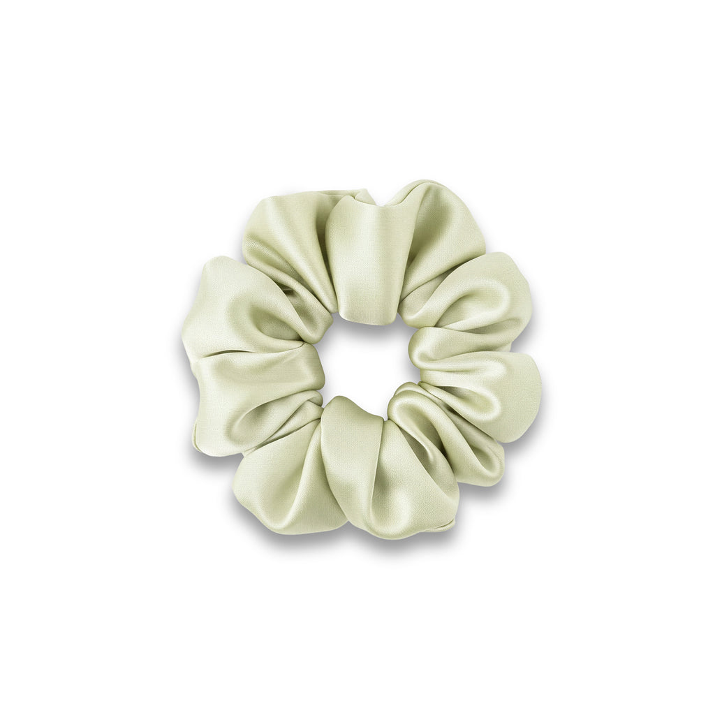 Scrunchie Grande (6 cm) de seda mulberry - Mas Descanso Chile
