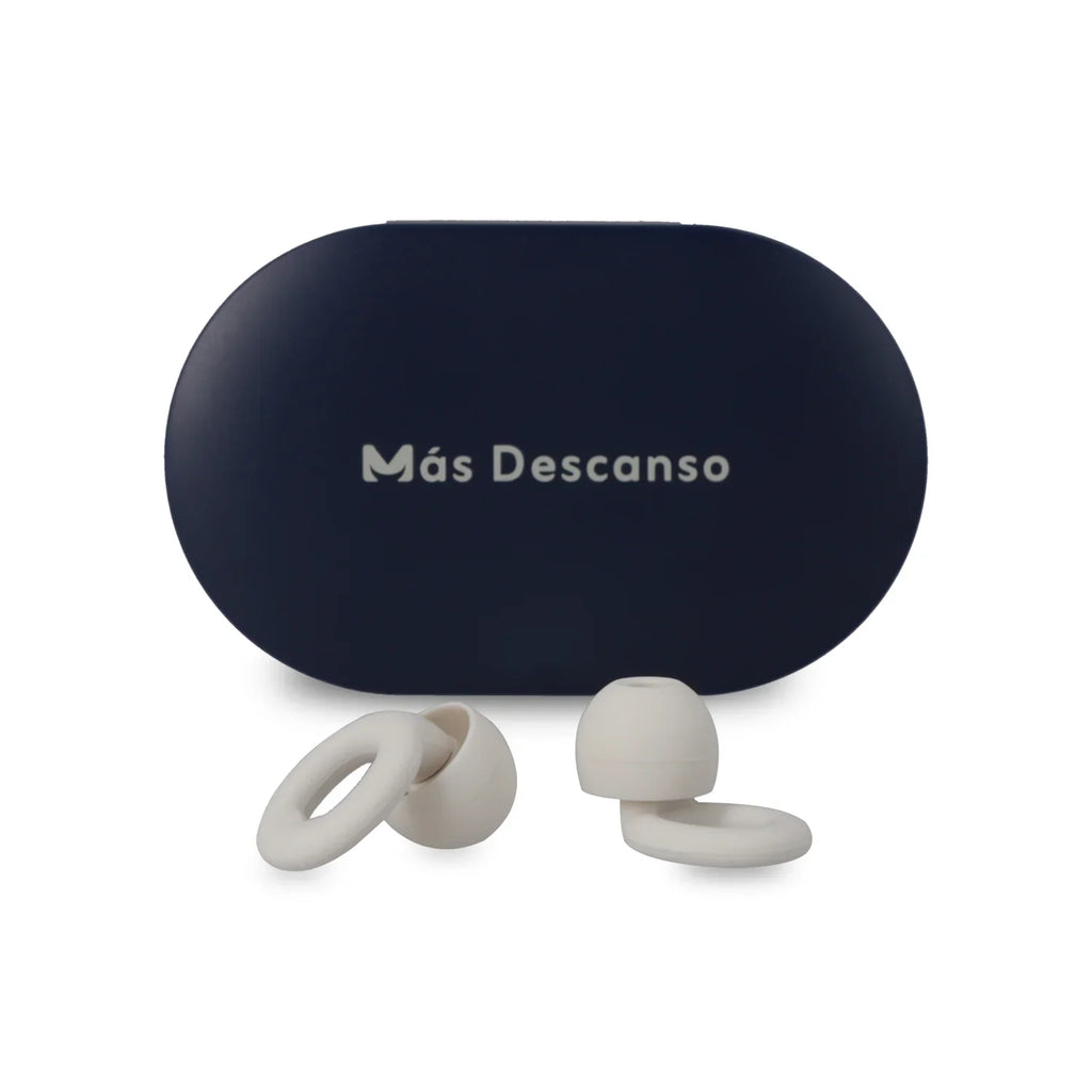 Tapones de silicona reutilizables para dormir sin ruido - Mas Descanso Chile