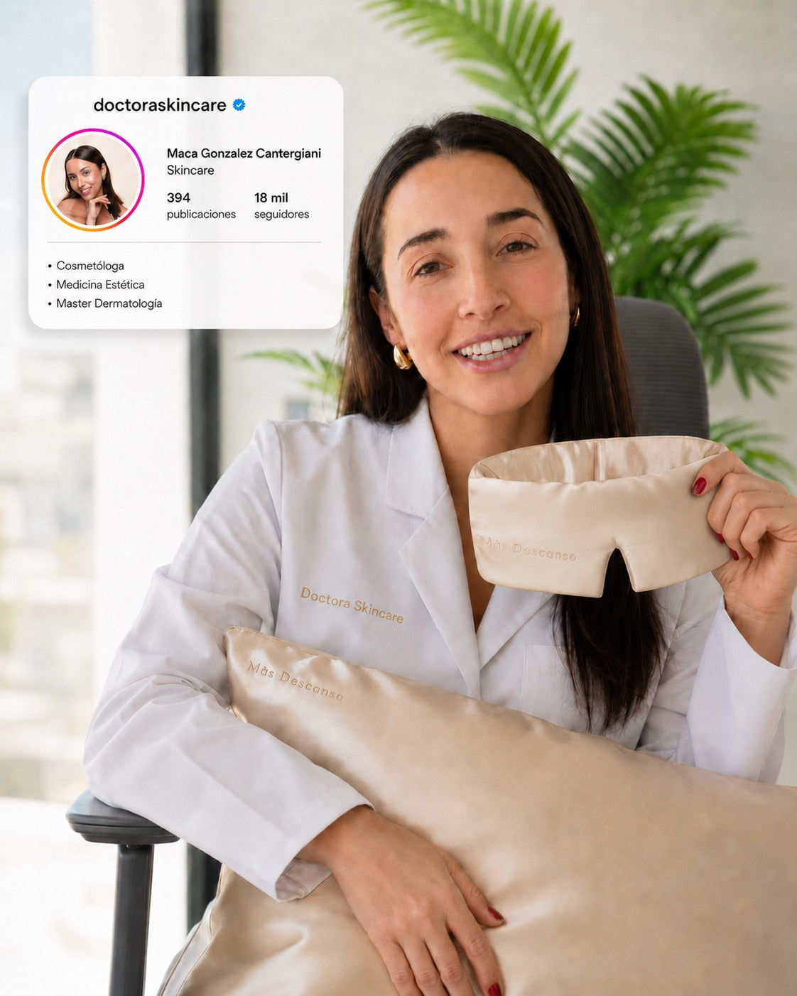 Dra. Maca Gonzalez Cantergiani - credenciales @doctoraskincare