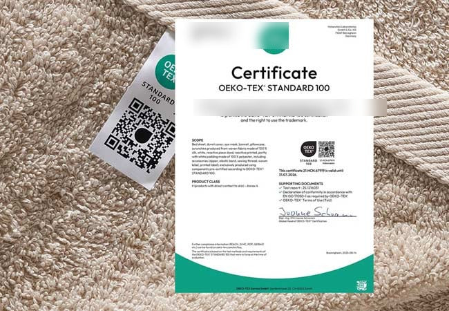 Certificado OEKO-TEX Standard 100