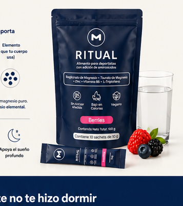RITUAL, magnesio bisglicinato y taurato