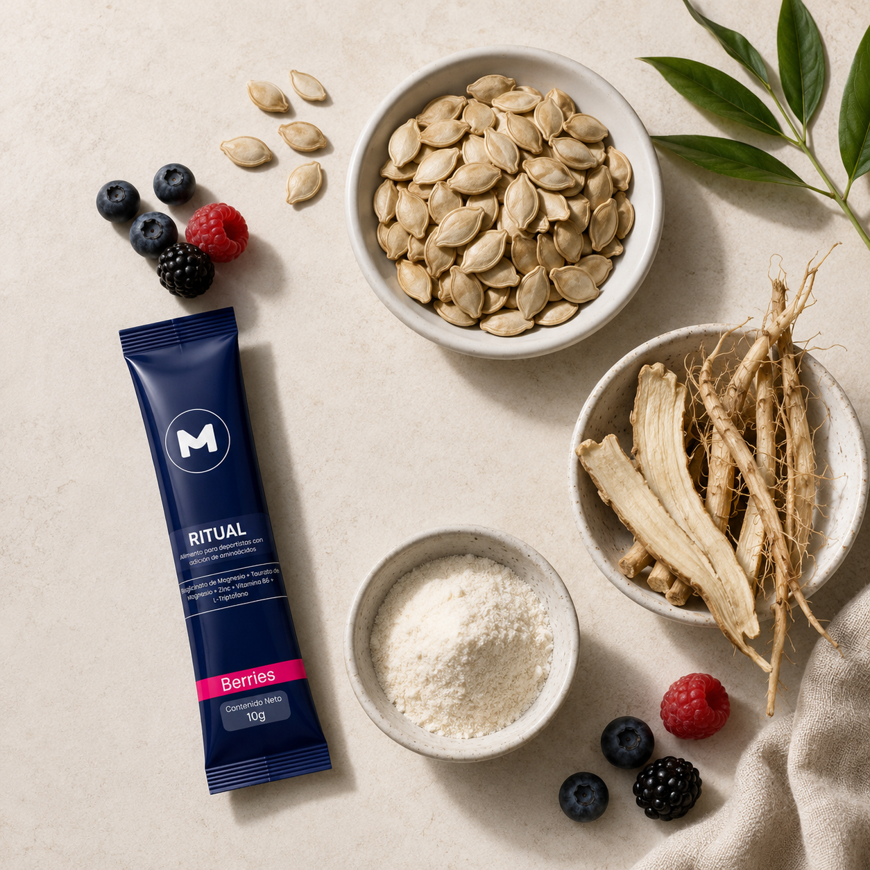 Ingredientes de refuerzo: zinc, B6 e inulina